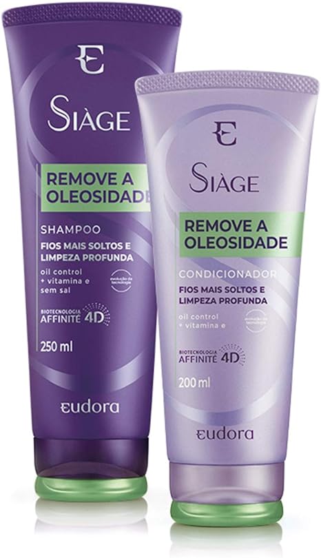 Kit Siàge Remove a Oleosidade Shampoo + Condicionador Eudora