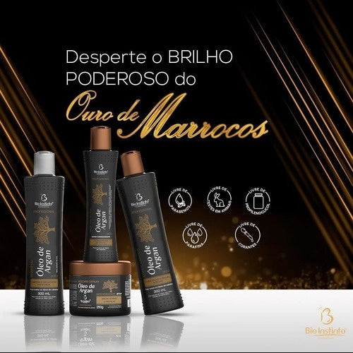 Kit Capilar Óleo de Argan com 4 Itens Bio Instinto