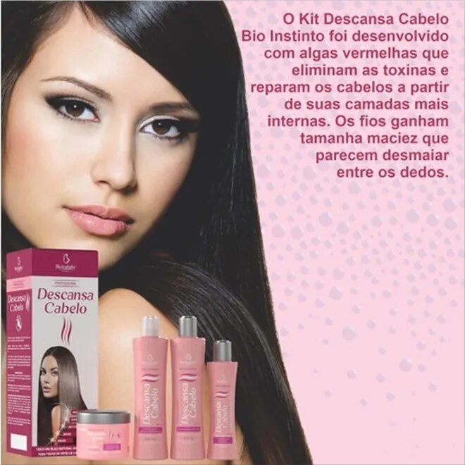 Kit Capilar Descansa Cabelo Bio Instinto