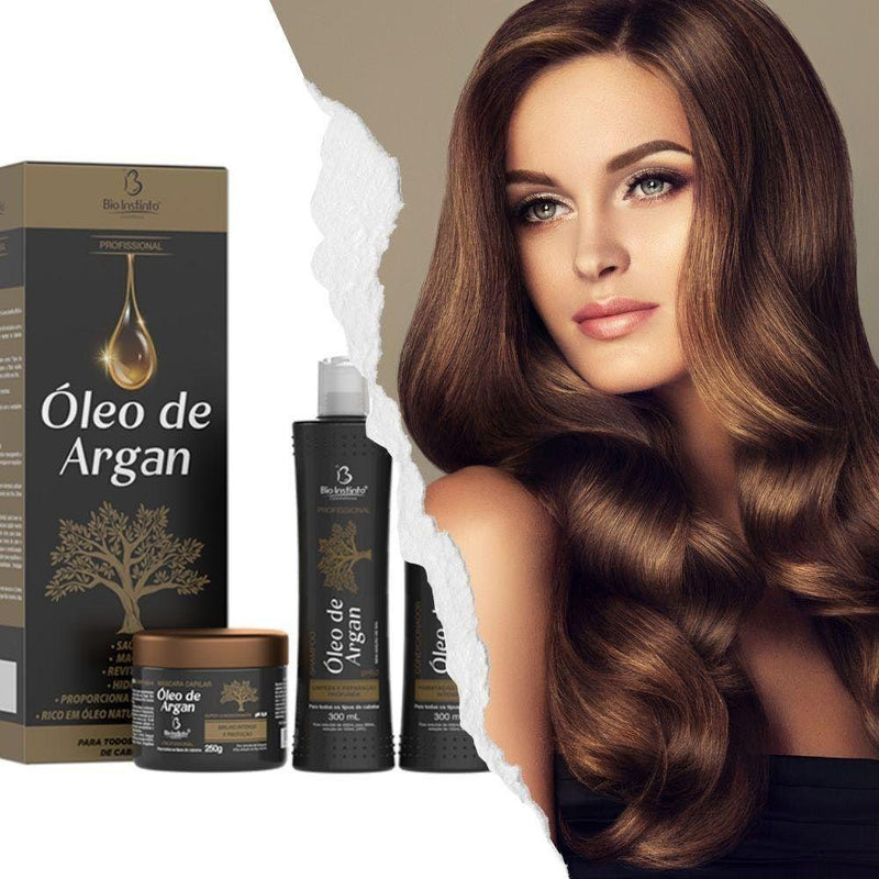 Kit Capilar Óleo de Argan com 4 Itens Bio Instinto