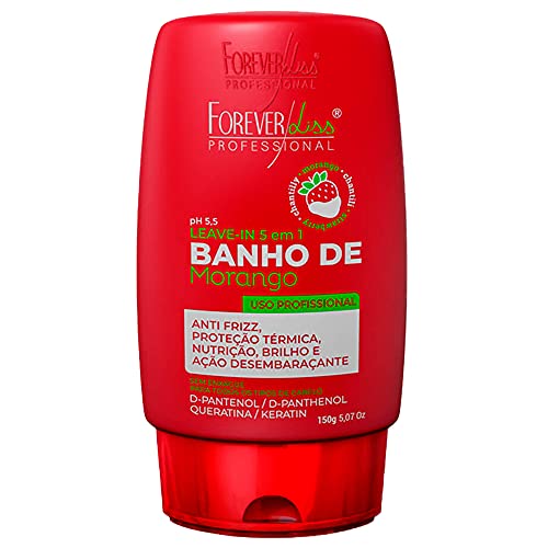 Kit Forever Liss Banho De Verniz Morango Completo Home Care