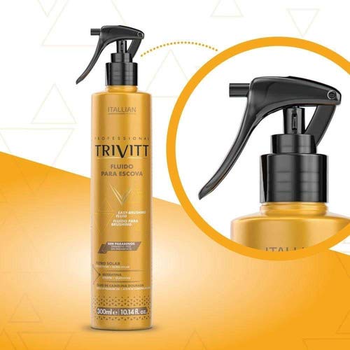 Fluído Para Escova 300ml E Reparador de Pontas 30ml Trivitt